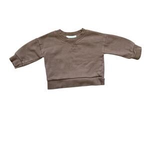 Kendi by Colored Organics Brown Crewneck Sweatshirt